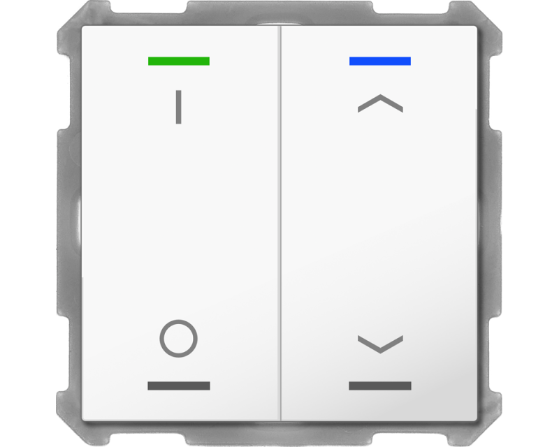 MDT Push Button Lite 63 4-kn  I/O + U/N Vit + temp
