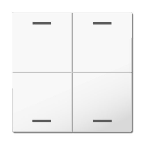 MDT Vippa Push Button Lite 63 2-kn Neutral Vit blank