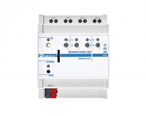 eelectron KNX Brytaktor 4-kan / 2-kan Jalusi+ SD