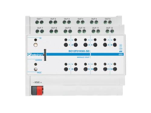 eelectron KNX Brytaktor 12-kan / 6-kan Jalusi+ SD