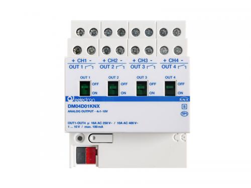eelectron KNX Dimmeraktor 4-kan Analog 1-10V + Relä