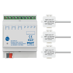MDT Energimätare KNX 3-fas 63A Strömtrafo