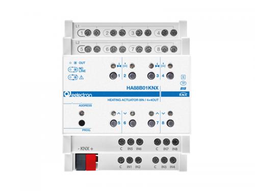 eelectron KNX Klimatstyrenhet 4 Triac 4 Relä +8IN
