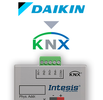 IntesisBox KNX/Daikin AC GW (Domestic , RAC) + 4IN