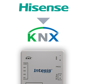IntesisBox KNX/Hisense AC PAC, VRF + 4IN