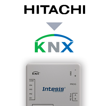 IntesisBox KNX/Hitachi AC PAC, VRF + 4IN