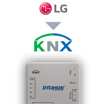IntesisBox KNX/LG AC GW Com, VRF (PAC,VRF) +4IN