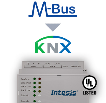 IntesisBox KNX/M-Bus GW 10 enh