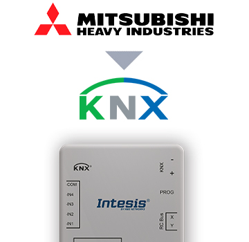 IntesisBox KNX/Mitsub. HI AC GW (RAC,PAC,VRF) +4IN