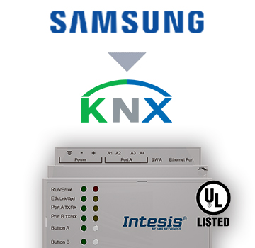 IntesisBox KNX/Samsung AC GW Nasa (PAC,VRF) 64 enh