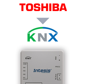 IntesisBox KNX/Toshiba AC GW Com (PAC, VRF) +4IN