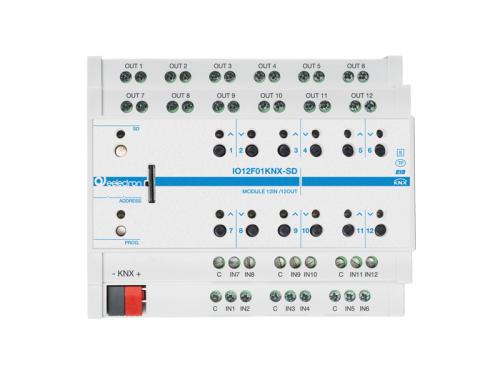 eelectron KNX Multitaktor 12-kan+12IN / 6-kan Jal+ SD