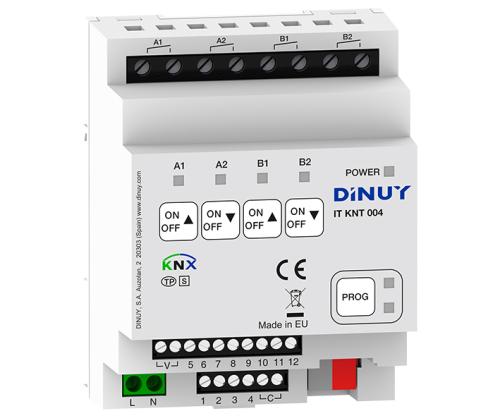 DINUY Multiaktor 4-kan / 2-kan Jalusi + 12 IN