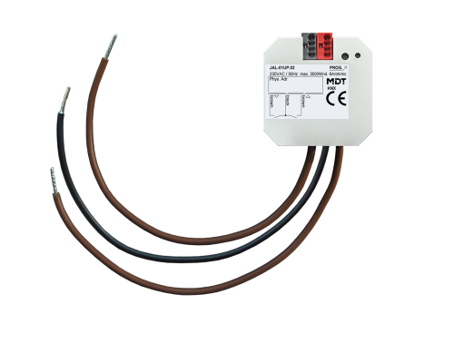 MDT Jalusiaktor 1-kan 230V AC 6A Dosmontage