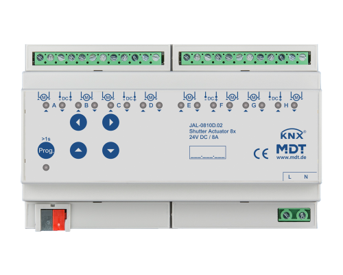 MDT Jalusiaktor 8-kan 24V DC 8A