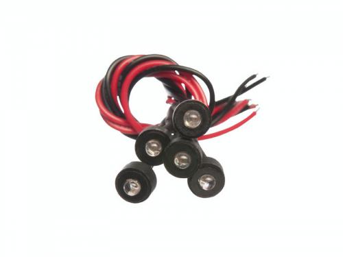 eelectron Mini-LED Indikeringslysdiod Vit 20st