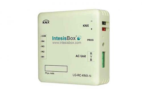 IntesisBox KNX/LG AC GW Com, VRF (PAC,VRF) +4IN