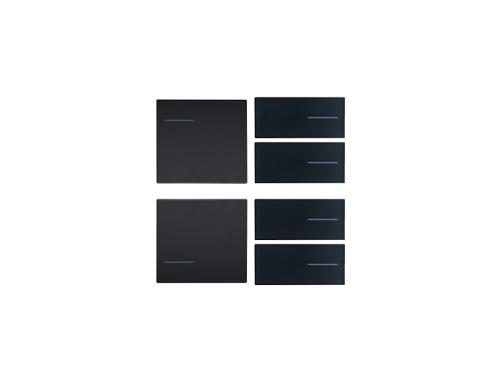 eelectron OL-U LINE Vippsats 2st VÄ + 4st HÖ Plast Svart