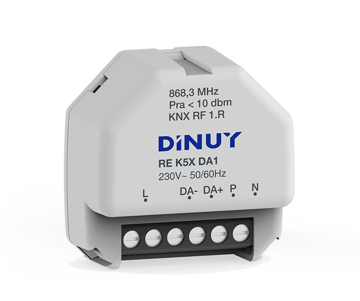 DINUY KNX RF Dimmeraktor 1-kan DALI Broadcast 64ECG