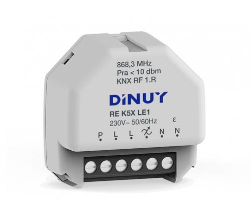 DINUY KNX RF Dimmeraktor 1-kan 250W LED