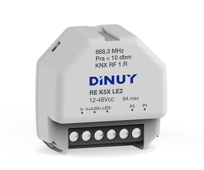 DINUY KNX RF Dimmeraktor 1-kan LED-stripes 12-48V