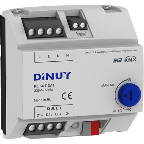 DINUY Dimmeraktor 3-kan DALI Broadcast