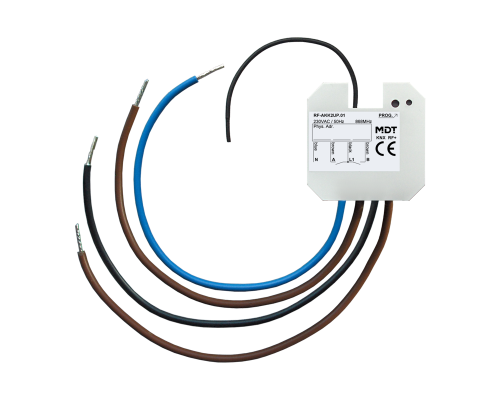 MDT KNX RF Brytaktor 2-kan Dosmontage