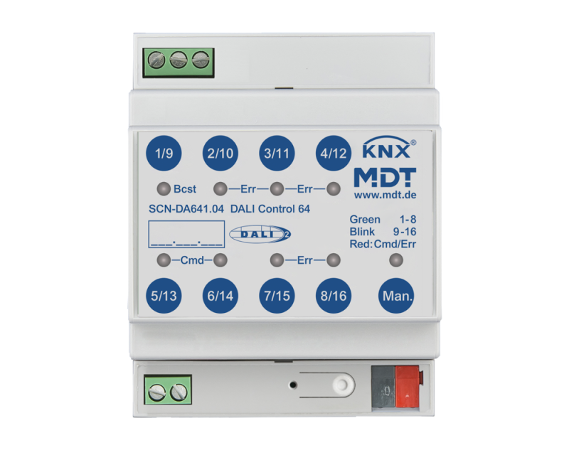 MDT KNX DALI Gateway (1-kan 64 don 16gr) DALI-2