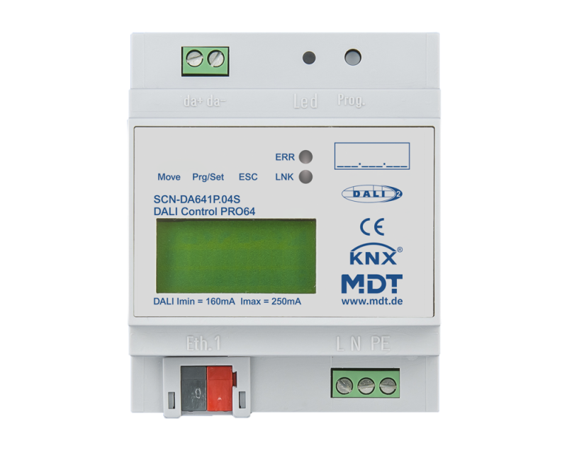 MDT KNX DALI Gateway Pro (1-kan 64 don 16gr) DALI-2