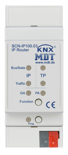 MDT IP-router + email, timeserver KNX Secure