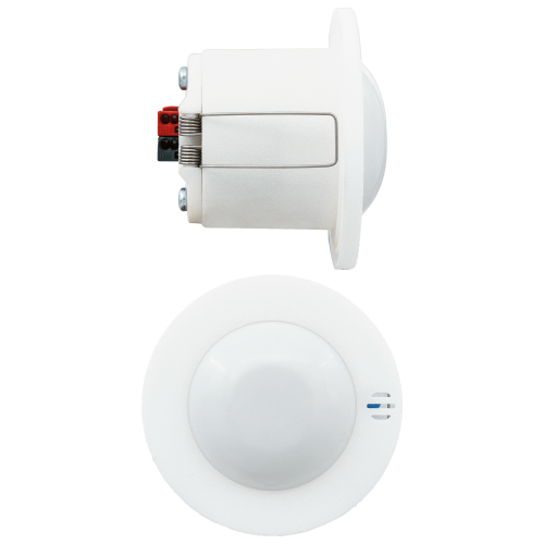 MDT Närvarodetektor 360gr L3 Infäll Vit matt + Temp