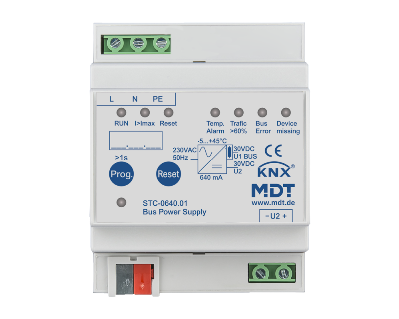 MDT Spänningsförsörjning 640mA STC diagnostik