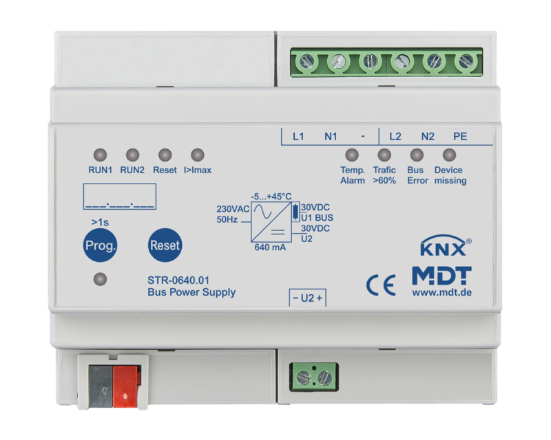MDT Spänningsförsörjning 640mA STR diagnostik redund.