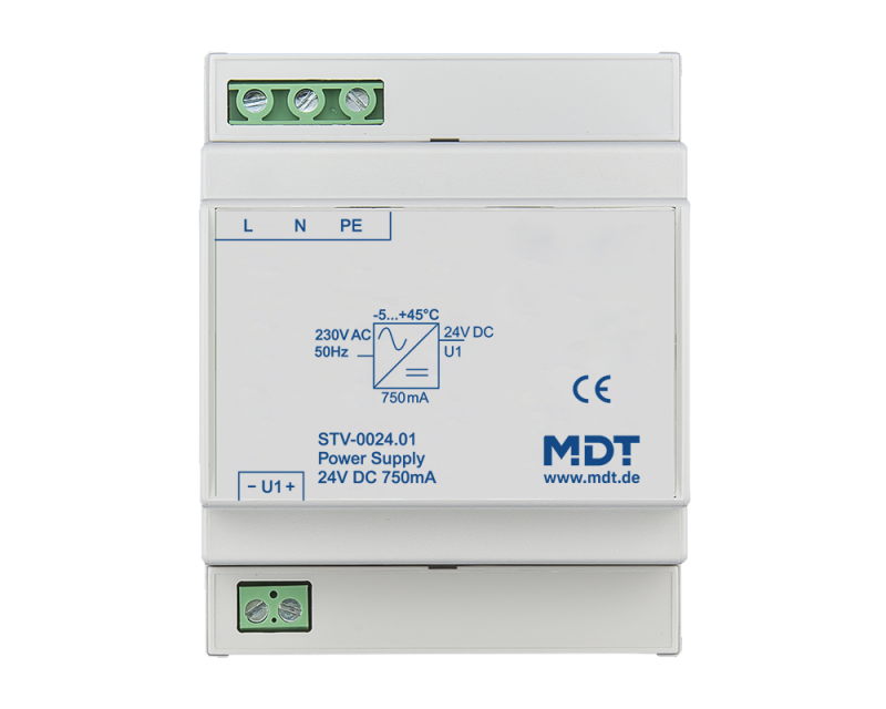 MDT Extern strömförsörjning 750mA 24VDC STV