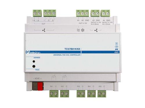 eelectron KNX Fancoilaktor 4x 0-10V / 3x Relä +5IN