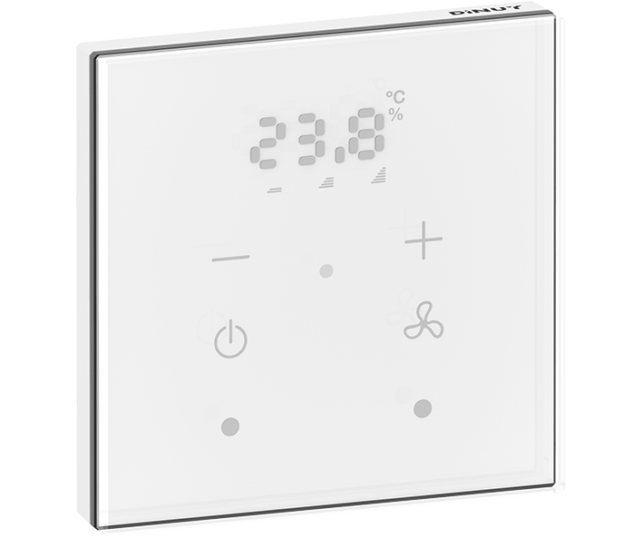 DINUY Termostat Touch + Fläkthastighet