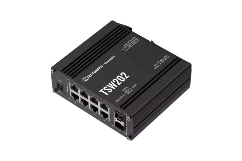 Teltonika PoE+ L2 managed Switch 8 10/100/1000, 2 SFP ports