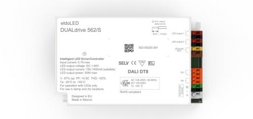 eldoLED AC50W DUALdrive DALI DT8 150-1400mA