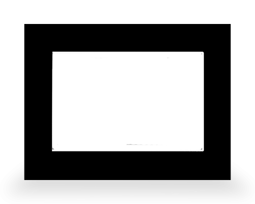 MDT Visucontrol 7-tum Täckram Svart glas