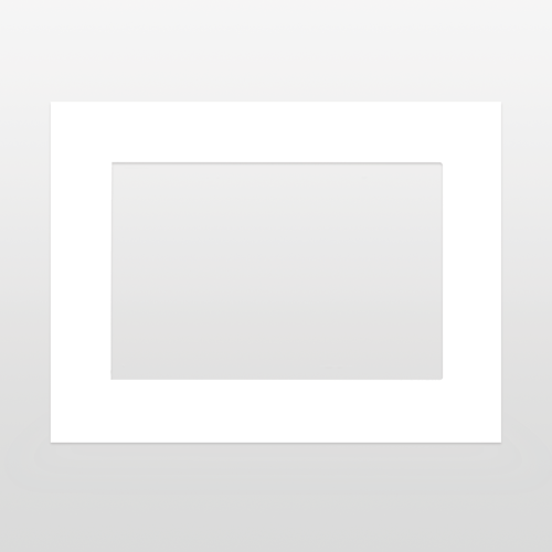 MDT Visucontrol 10-tum Täckram Vit glas