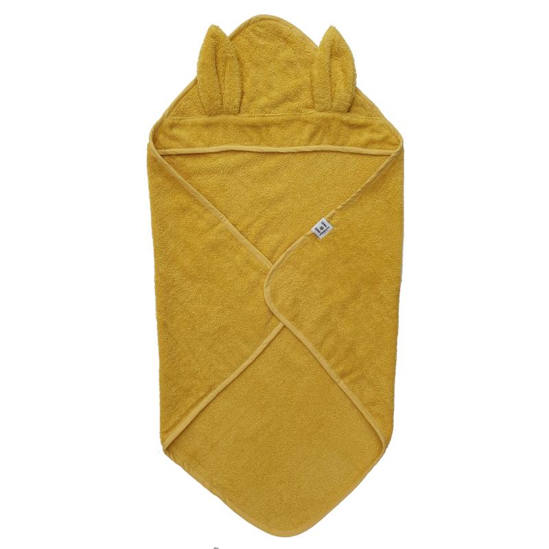 Hooded towel rabbit sun yellow