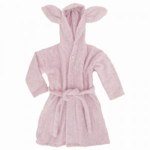 Bath robe rabbit pink