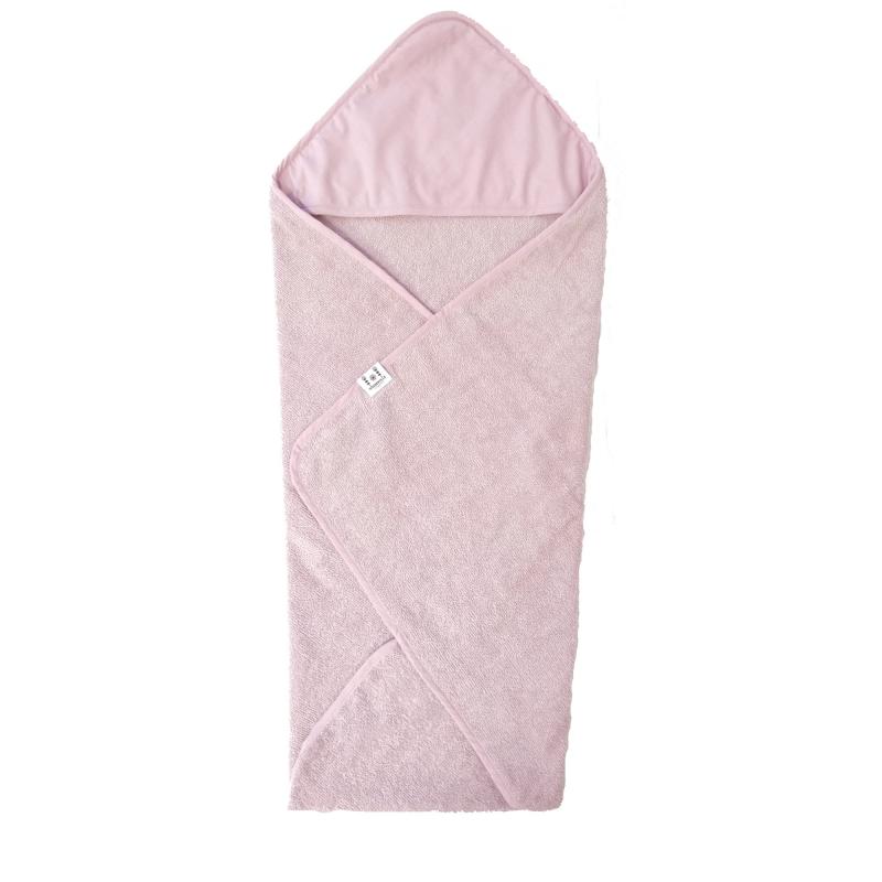 Hooded towel style pink