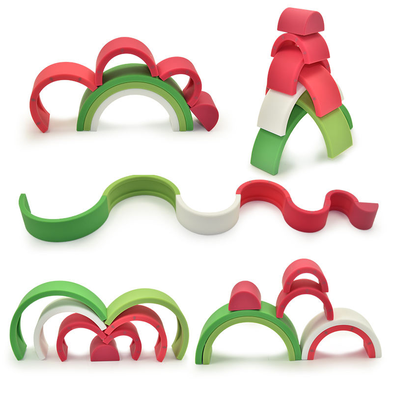 Watermelon stacking toy
