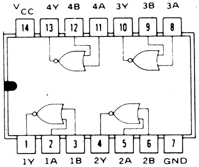 74ls02 Input Pin 74LS02