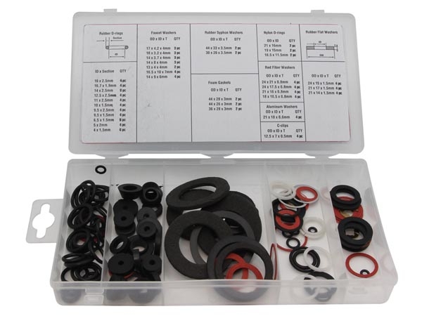 Packningar 125 st i sorterad box