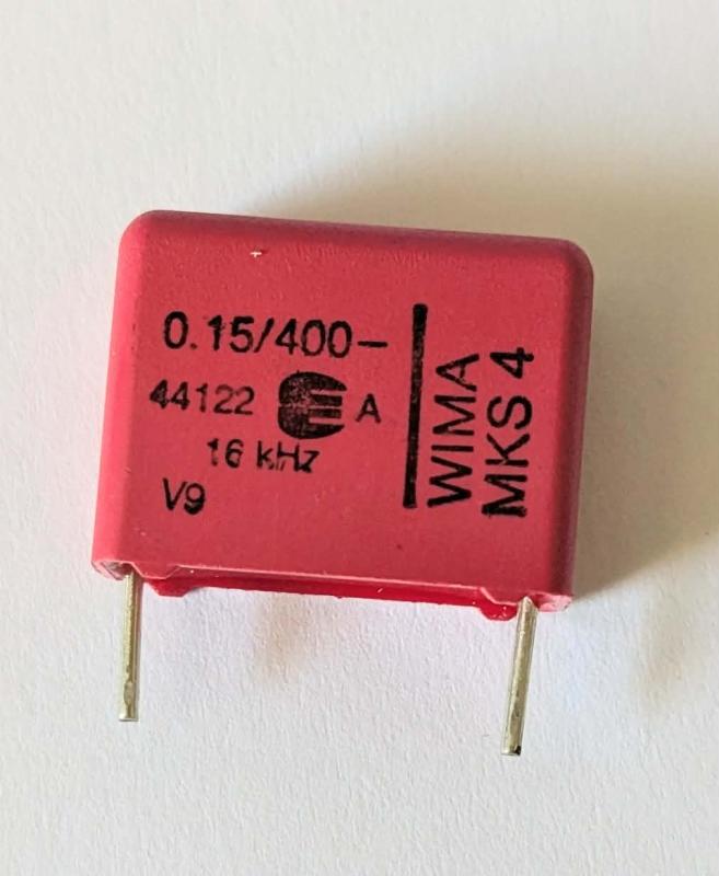 Kondensator 0,15uF 400V 10% Polyester