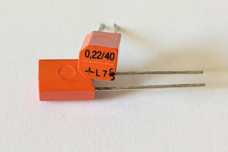 Kondensator 0,22uF 40V Polyester