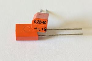 Kondensator 0,22uF 40V Polyester