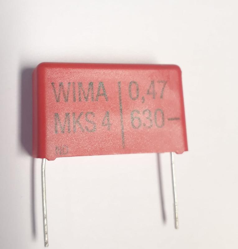 Kondensator 0,47 630V Polyester 27,5mm